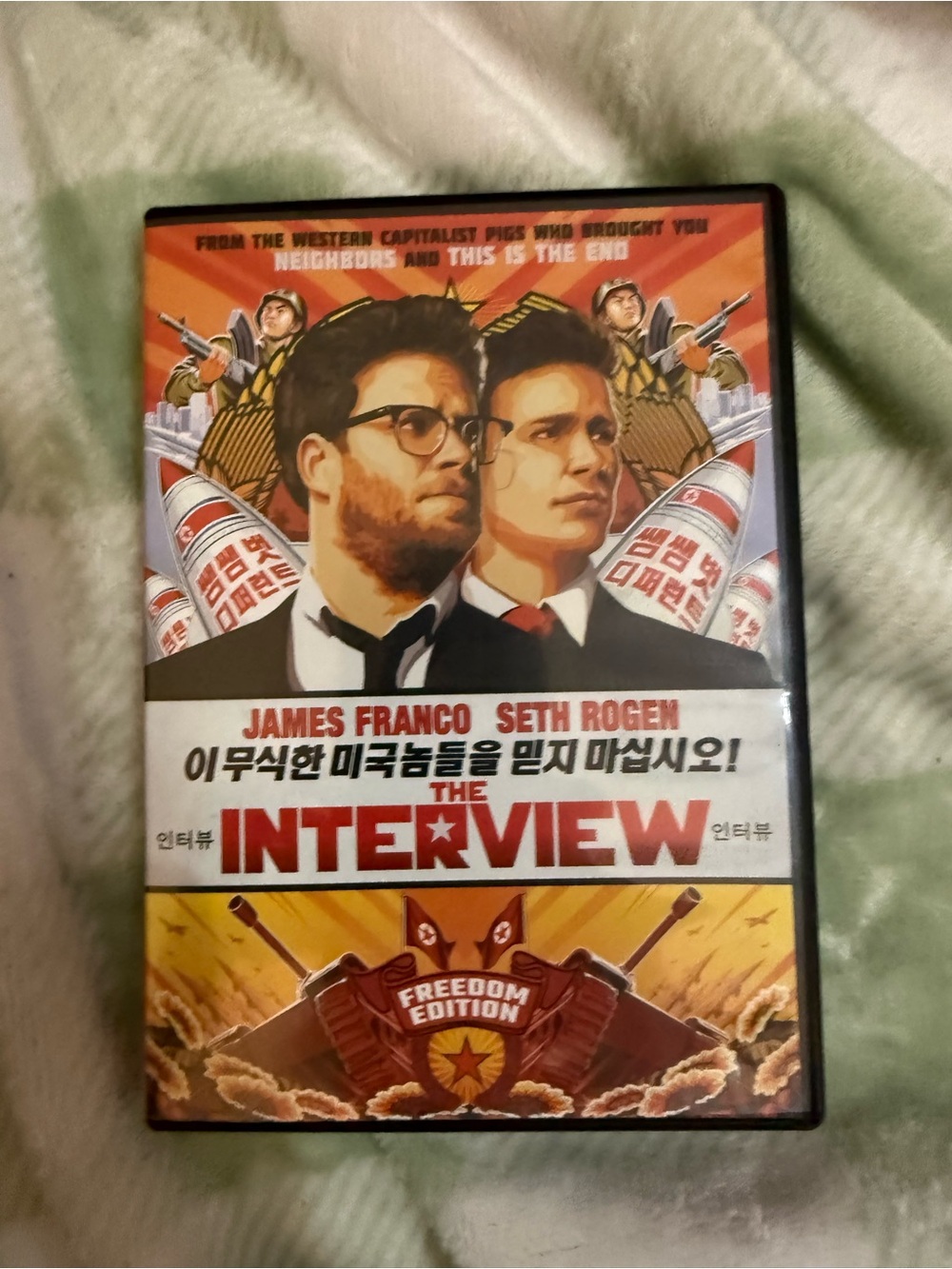 The Interview DVD Disc in great condition rated R